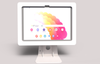 Anti-Theft Acrylic Case with K Series 360 Rotate 180 Swivel Metal Desktop Stand for MS Surface Series