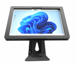 Anti-Theft Acrylic Case with K Series 360 Rotate 180 Swivel Metal Desktop Stand for MS Surface Series