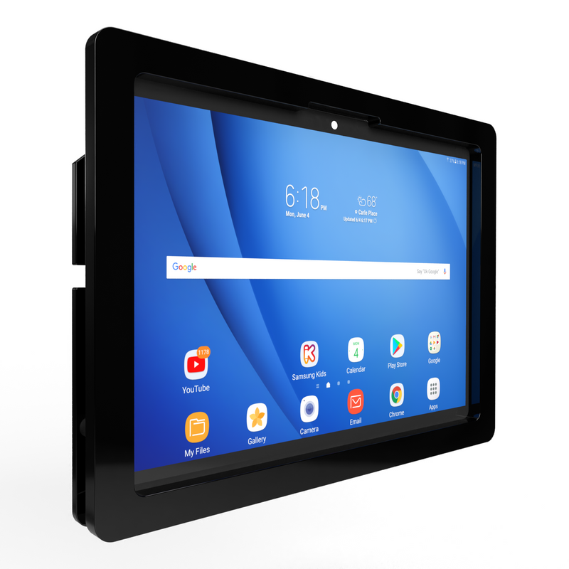 Samsung Galaxy 10" 11" TAB S 10.5, S2 S3 9.7, S4 S5 S5e S6 10.5, Lite 10.4, S7 11" S8 S9 Acrylic Security Enclosure VESA Ready