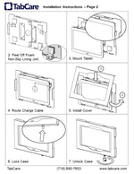 11" - 14" Metal Security VESA & Wall Mount Enclosure for A9+ S9 S8 S7 11" S10+ S9+ S8+ S7+ S7 FE 12.4" S9 FE Ultra 14.6" TAB Pro 12.2" Galaxy Book