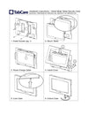 10" Metal Samsung Galaxy TAB A 10.1" TAB S S2 S3 S4 9.7" S5e S6 10.5"  A7 10.4" A8 10.5" TAB E 9.6" Security Wall Mount Enclosure VESA Ready