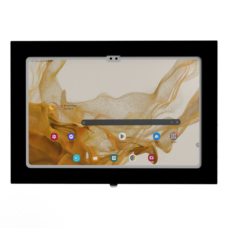 Samsung Galaxy 10" 11" TAB S 10.5, S2 S3 9.7, S4 S5 S5e S6 10.5, Lite 10.4, S7 11" S8 S9 Acrylic Security Enclosure VESA Ready