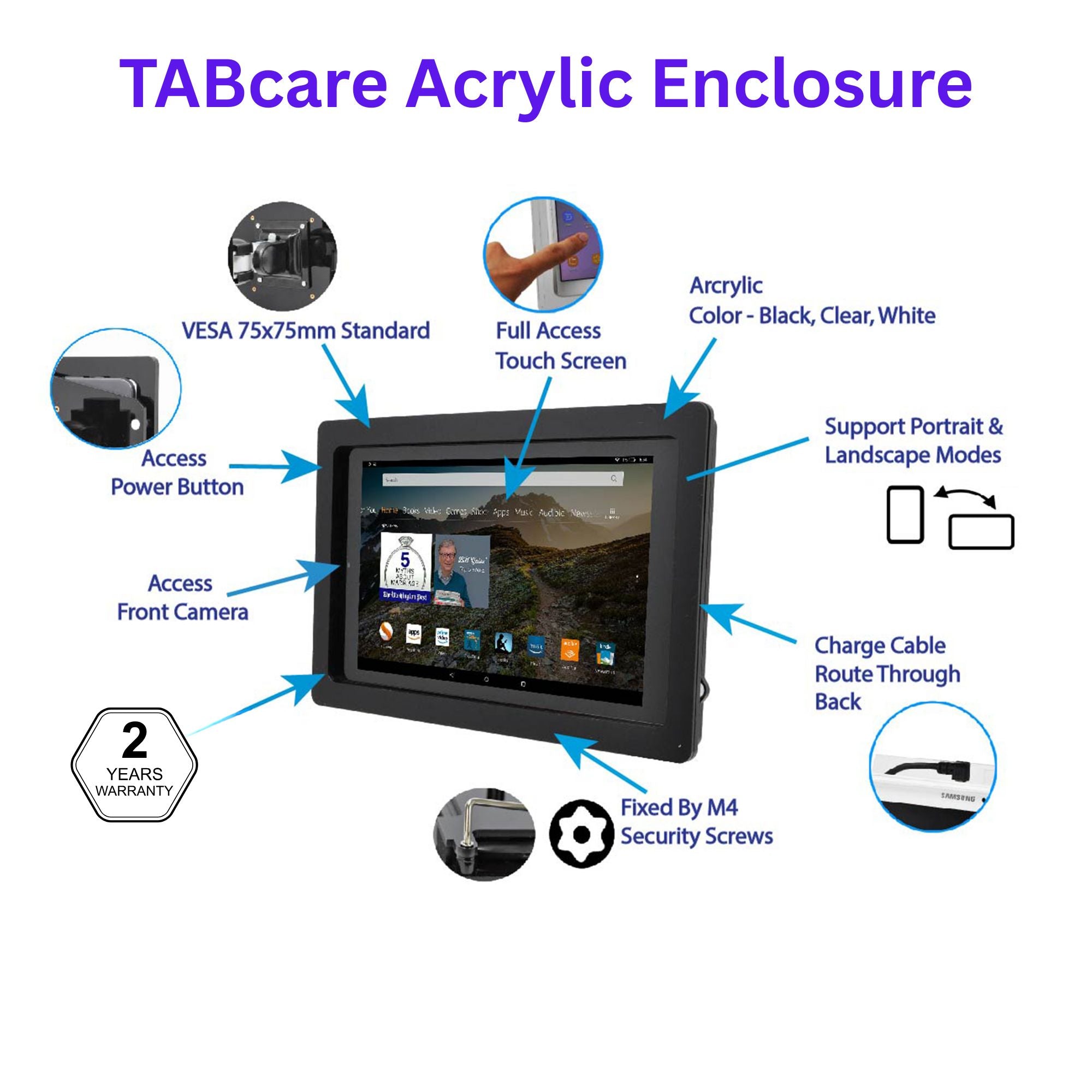 Microsoft Surface Pro 2 3 4 5 6 7 8 9 10 12 X Surface GO Acrylic