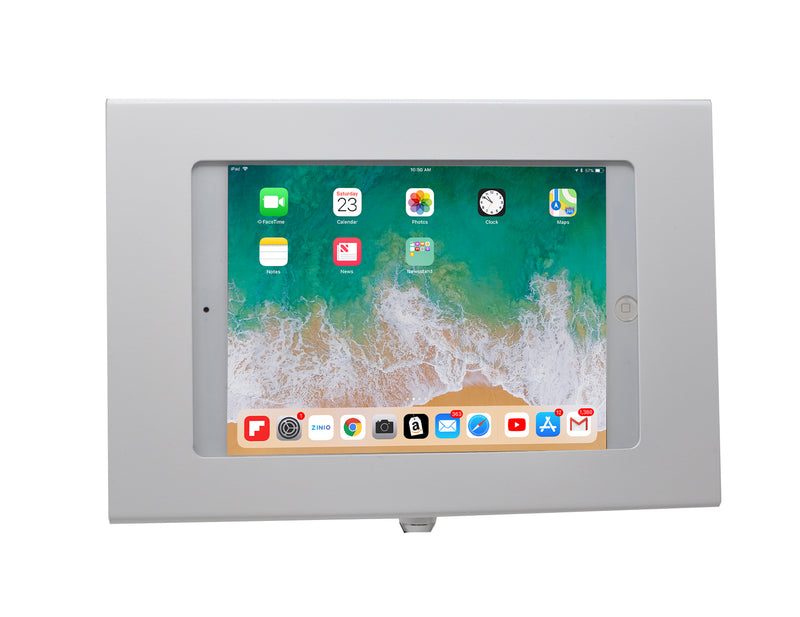 4. Metal Apple iPad mini Locking Security Wall Mount Enclosure VESA Ready