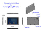 Samsung Galaxy TAB A E S 8" 8.4" 8.7" Lite Tablet Acrylic Security Anti-Theft Security VESA Kit
