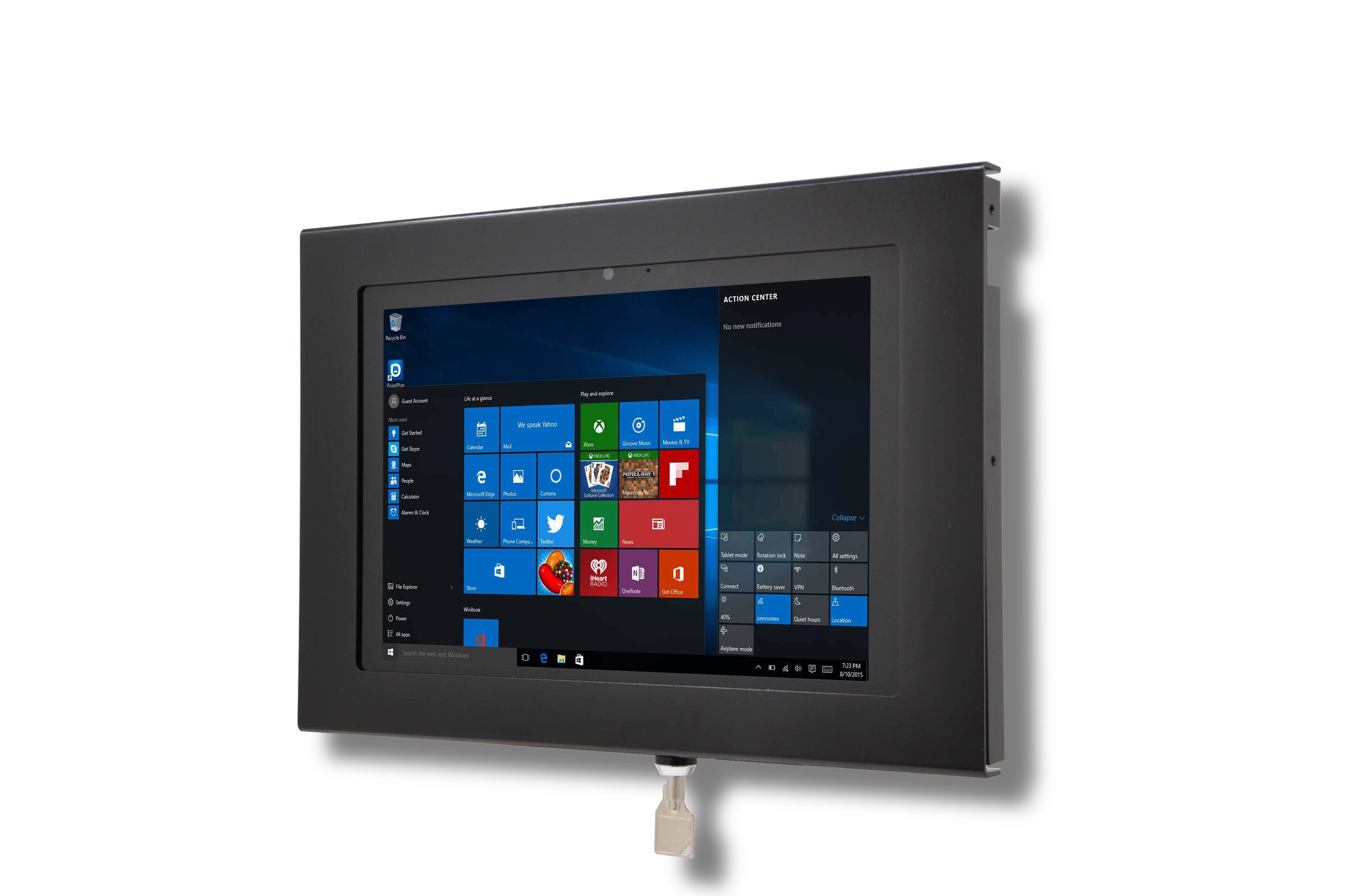 Fusion5 Windows Tablet Security Wall Mount Metal Enclosure VESA