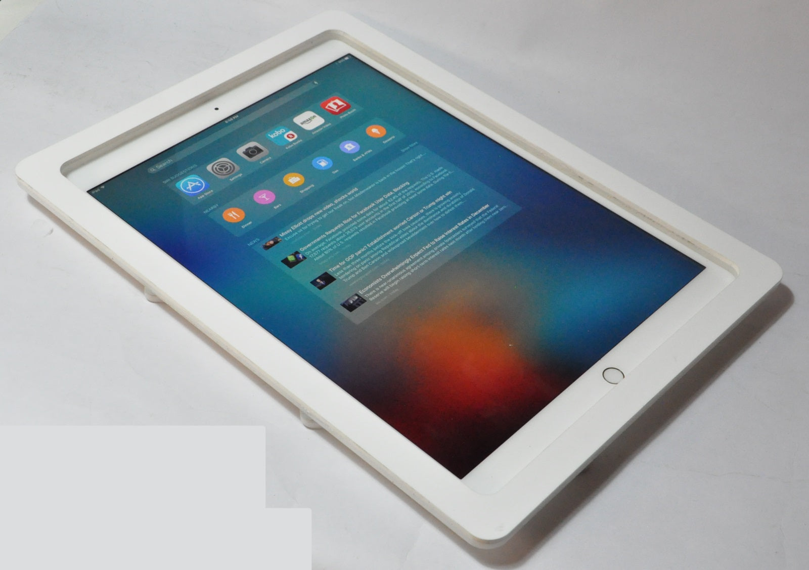 NUEVO iPad mini Pro Air 9.7 10.5 11 12.9 Acrílico Seguridad VESA Kit con  Soporte de Escritorio