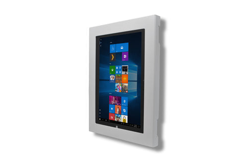 MS Surface GO 1/2, Surface Pro 3, 4, 5, 6, 7, 8, 9, 10 LTE, X Security Wall Mount Metal Enclosure VESA Ready
